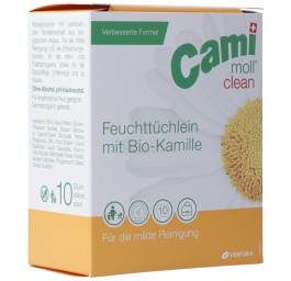 CAMI MOLL clean serviettes humides NF sach 10 pce