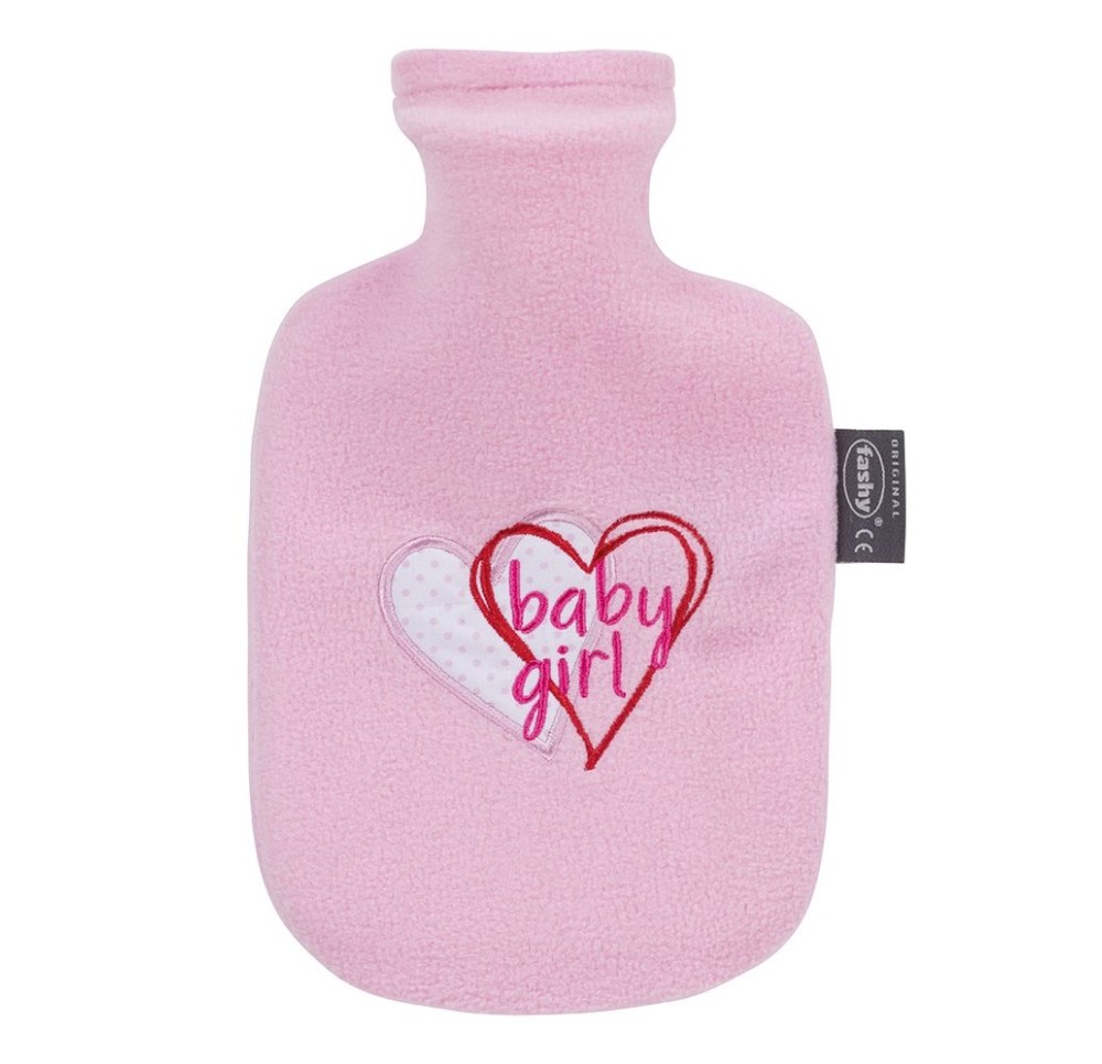 FASHY bouillotte enfant 0.8l rose girl polaire th FASHY bouillotte enfant 0.8l rose girl polaire th