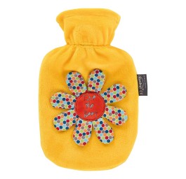 FASHY bouillotte enfant 0.8l jaune fleu polaire th