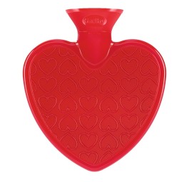 FASHY bouillotte coeur 0.7l rainures 2 côt rou th