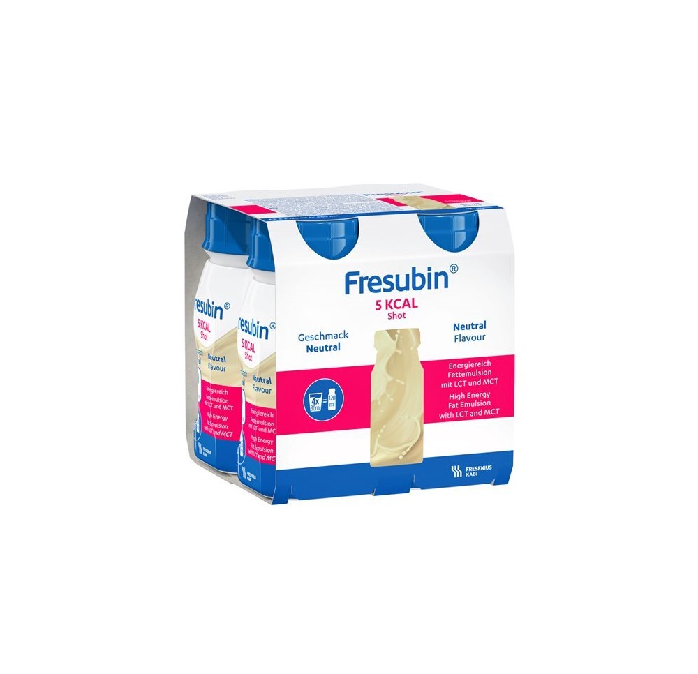 FRESUBIN 5 kcal Shot neutre 4 fl 120 ml FRESUBIN 5 kcal Shot neutre 4 fl 120 ml