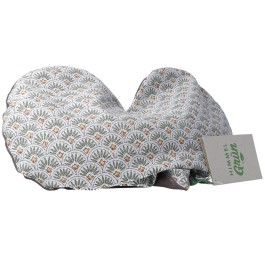 HIMMELGRÜN coussin pépins raisin 30x26cm cœur harm