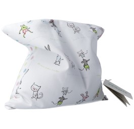 HIMMELGRÜN coussin grain colza 20x20cm adora bêtes