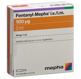 FENTANYL Mepha 100 mcg/2ml i.v./i.m. 10 amp 2 ml