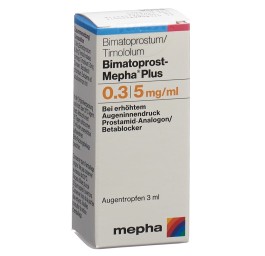 BIMATOPROST Mepha Plus gtt opht fl 3 ml