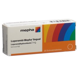 LOPERAMID Mepha lingual cpr orodisp 2 mg 20 pce