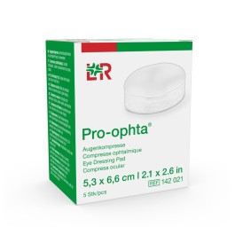 PRO-OPHTA compresse ophta 5.3x6.6cm 5 pce