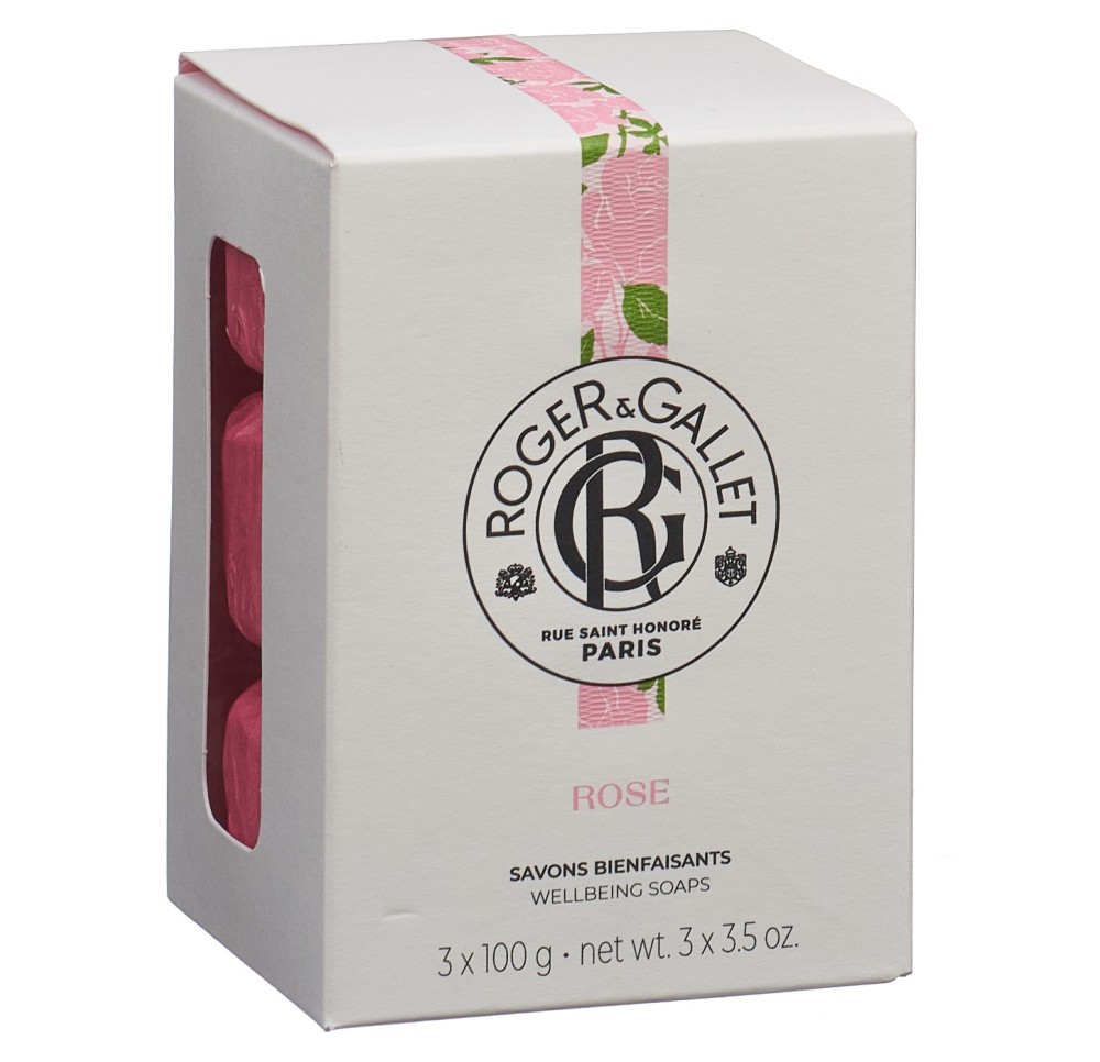 ROGER GALLET ROSE Boite 3 Savons 3 x 100 g