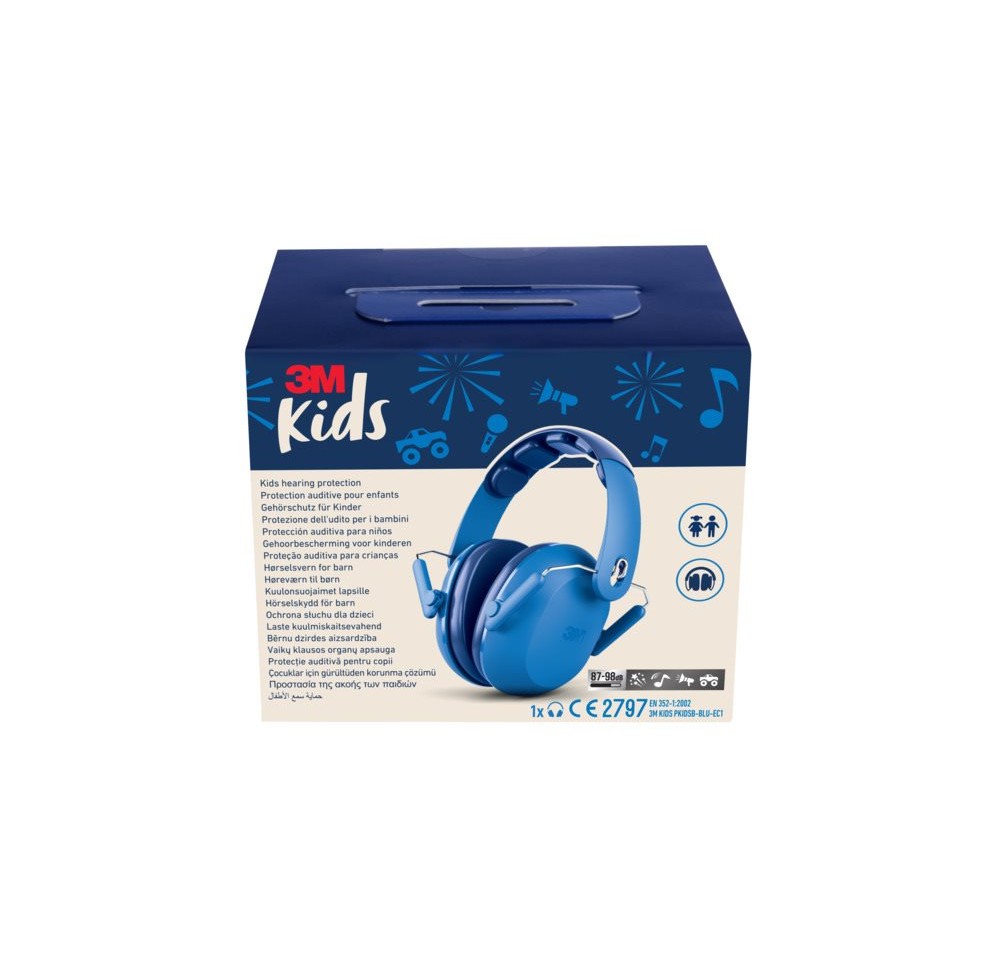 3M Peltor casque antibruit enfants bleu