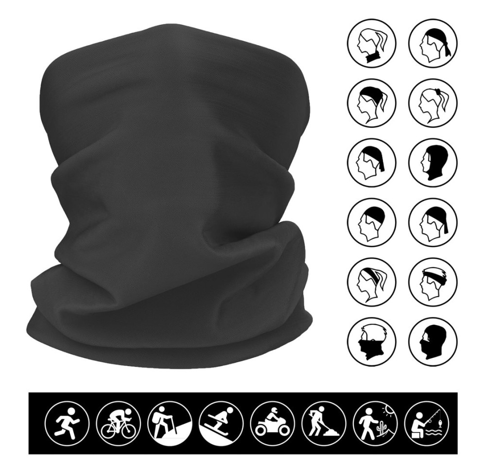 QUICK AID TUBE bandana multifonctionnel anthracite