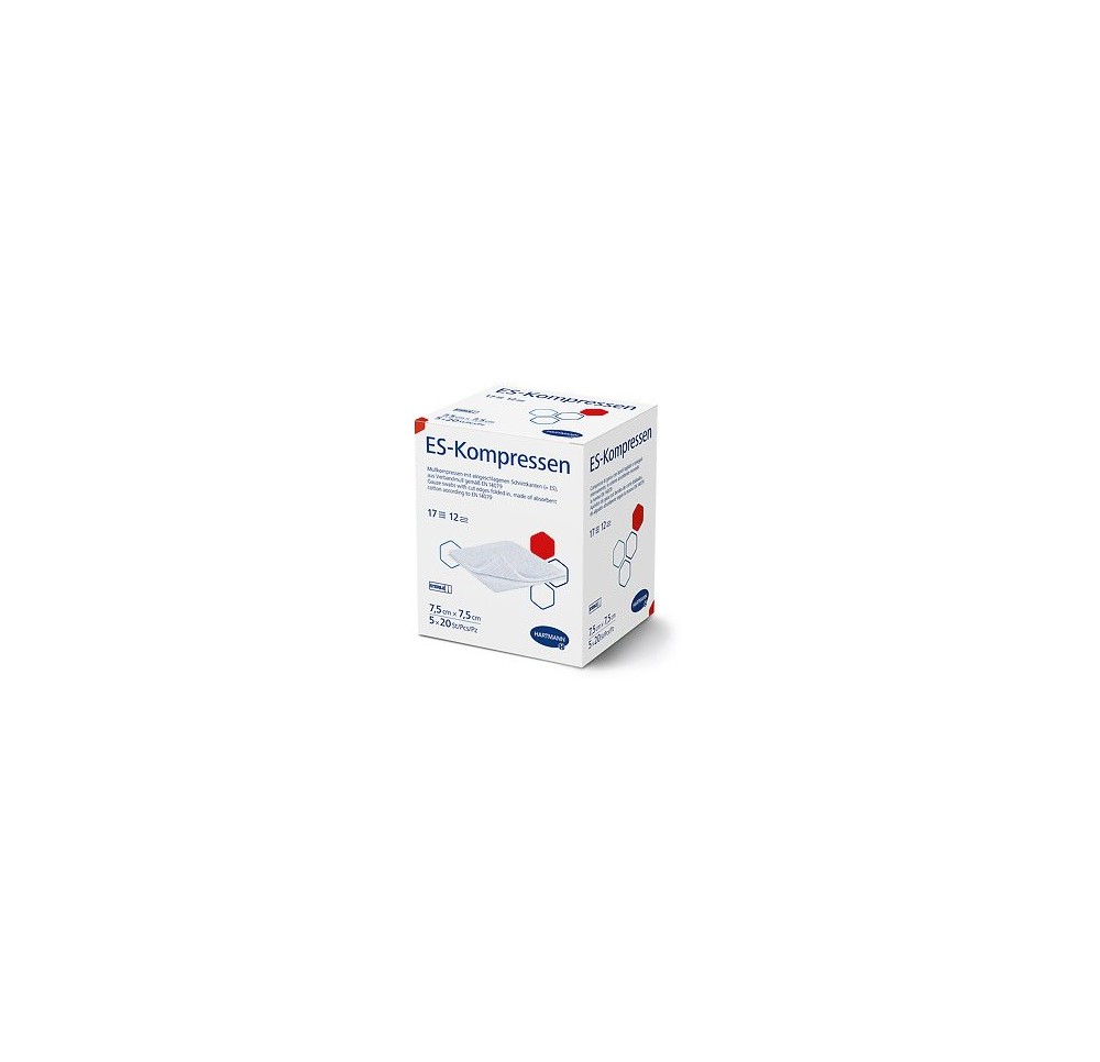 HARTMANN compr ES t17 7.5x7.5cm 12c st 20 x 5 pce