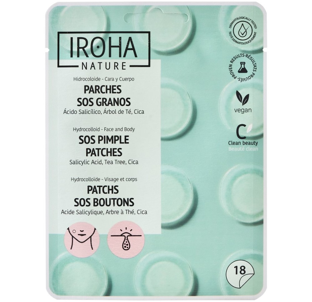 IROHA Nature SOS Pimple Patches