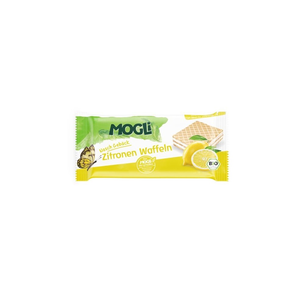 MOGLI Gaufres au citron 20 x 15 g MOGLI Gaufres au citron 20 x 15 g