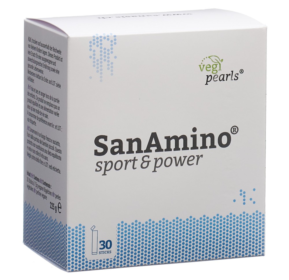 VEGIPEARLS SanAmino sport&power 30 stick 5 g VEGIPEARLS SanAmino sport&power 30 stick 5 g