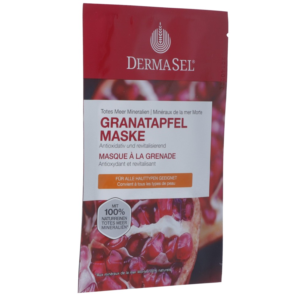 DERMASEL masque de grenade a/f sach 12 ml