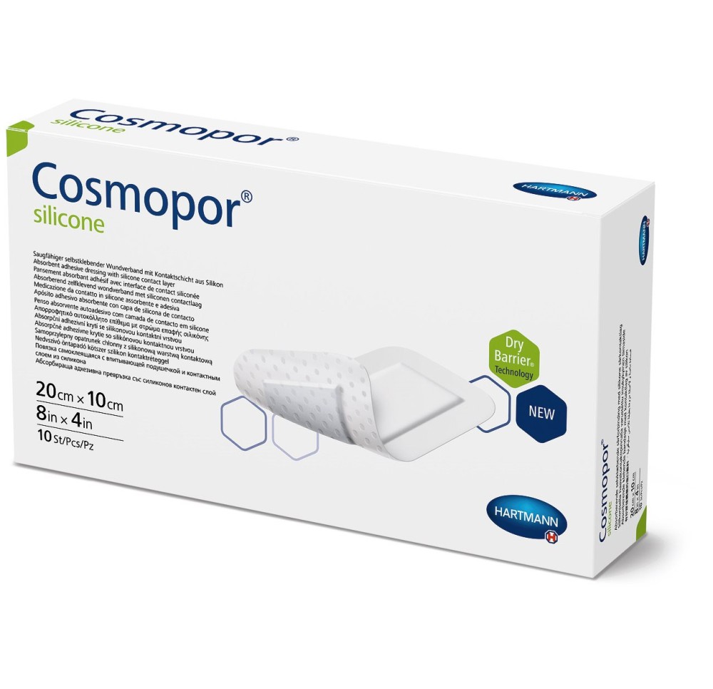 COSMOPOR silicone 20x10cm 10 pce COSMOPOR silicone 20x10cm 10 pce