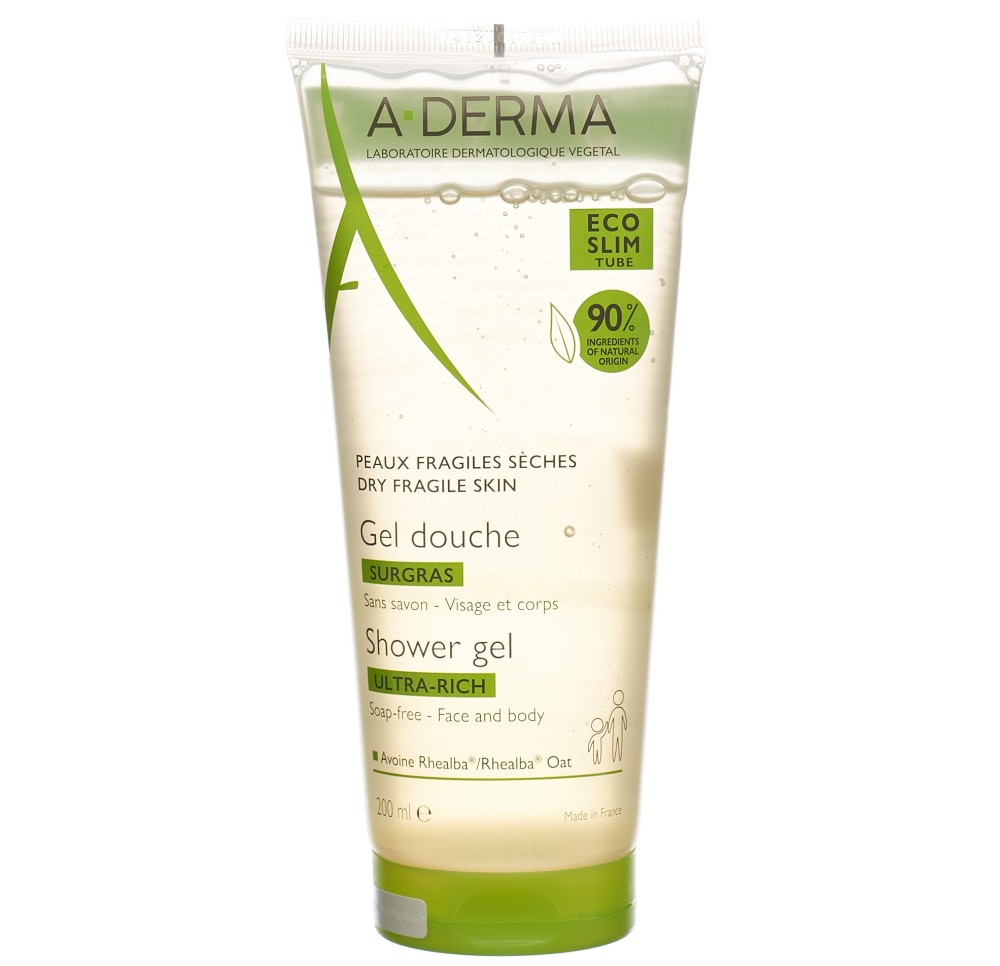 A-DERMA Gel douche surgras (nouveau) tb 200 ml