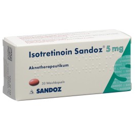 ISOTRETINOIN Sandoz caps moll 5 mg 30 pce