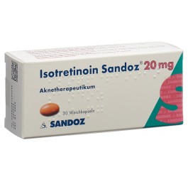 ISOTRETINOIN Sandoz caps moll 20 mg 30 pce