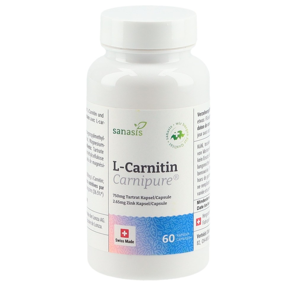SANASIS L-Carnitin Carnipure Original caps 60 pce SANASIS L-Carnitin Carnipure Original caps 60 pce