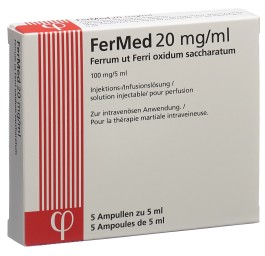FERMED prép inj perf 100 mg/5ml 5 amp 5 ml