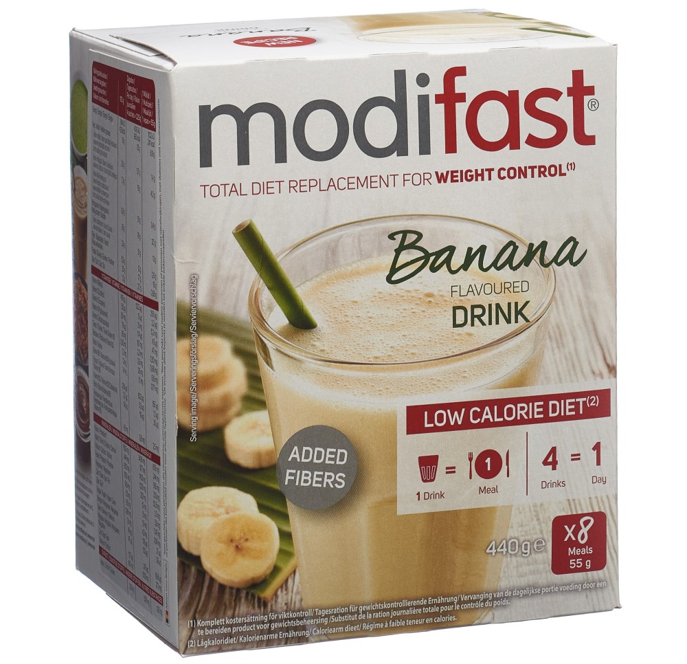 MODIFAST drink banane 8 x 55 g MODIFAST drink banane 8 x 55 g