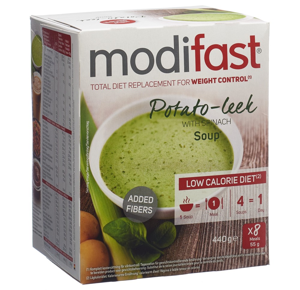 MODIFAST soupe patate-poireau 8 x 55 g MODIFAST soupe patate-poireau 8 x 55 g