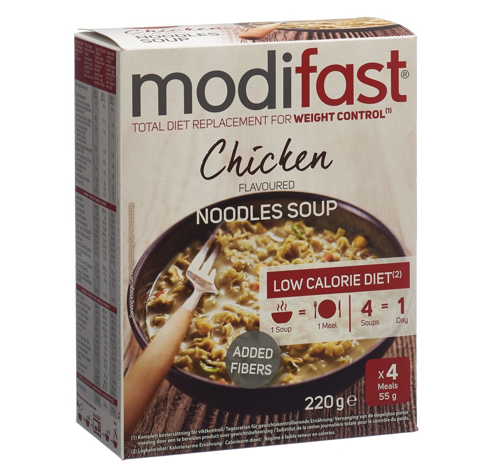 MODIFAST soupe nouilles chicken 4 x 55 g MODIFAST soupe nouilles chicken 4 x 55 g