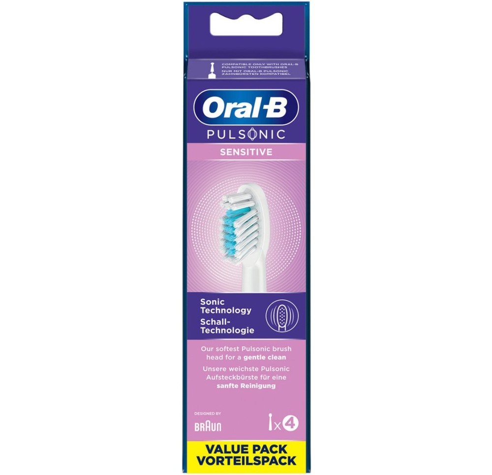 ORAL-B brossette Pulsonic Sensitve 4 pce