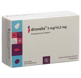 DROVELIS cpr pell 3 mg/14.2 mg 3 x 28 pce