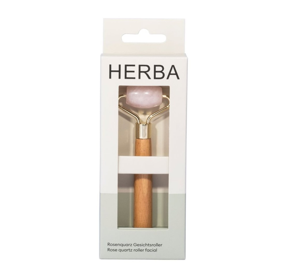 HERBA roller facial rose quartz