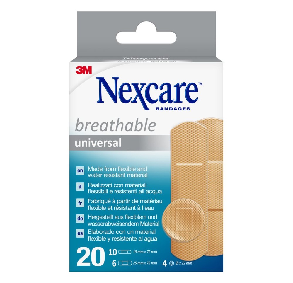 3M NEXCARE Breathable univer pansem 3 tail 20 pce