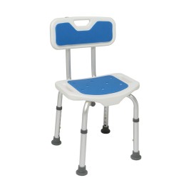 HERDEGEN Blue Seat chaise douche réglable dossier