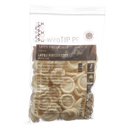 GRIBI doigtier latex L s poud non st sach 100 pce