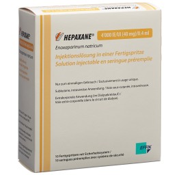 HEPAXANE sol inj 40 mg/0.4ml ser pré 10 pce