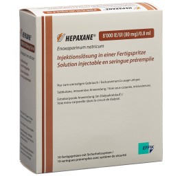 HEPAXANE sol inj 80 mg/0.8ml ser pré 10 pce
