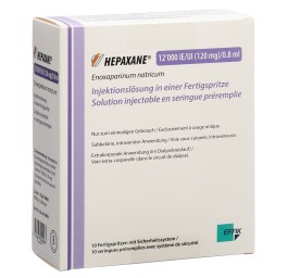 HEPAXANE sol inj 120 mg/0.8ml ser pré 10 pce