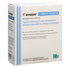 HEPAXANE sol inj 150 mg/ml ser pré 10 pce