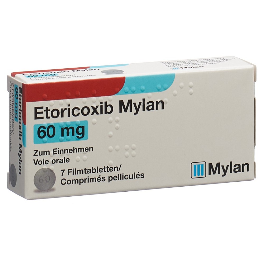 ETORICOXIB Mylan cpr pell 60 mg 7 pce
