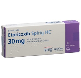 ETORICOXIBE Spirig HC cpr pell 30 mg 30 pce