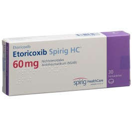 ETORICOXIBE Spirig HC cpr pell 60 mg 30 pce