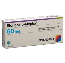 ETORICOXIB Mepha Lactab 60 mg 7 pce