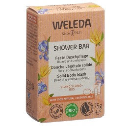 WELEDA douche végétale solide ylang yla iris 75 g