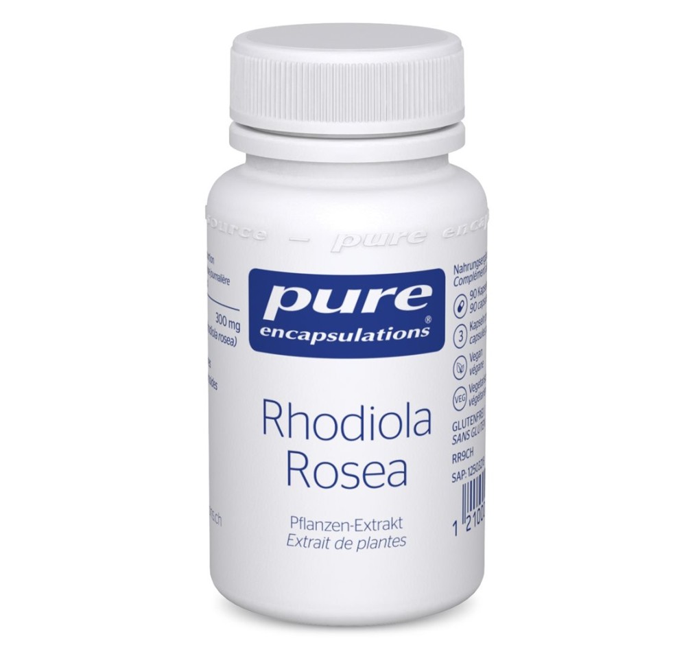 PURE rhodiola rosea caps bte 90 pce
