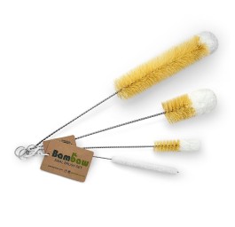 BAMBAW set de brosses pour bouteilles 4 pce
