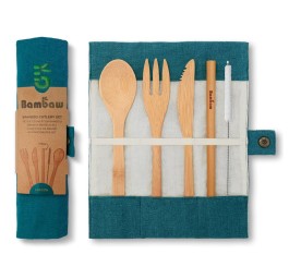 BAMBAW set de couverts en bambou lagoon