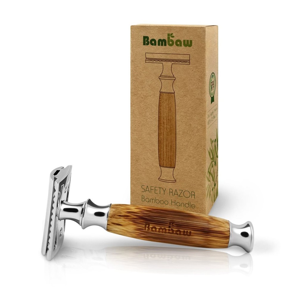 BAMBAW rasoir de sécurité en bambou classique arge
