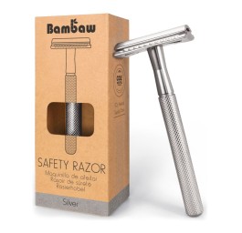 BAMBAW rasoir de sécurité métal argent