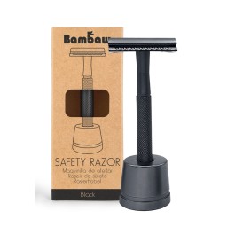 BAMBAW rasoir de sécurité avec pied métal noire