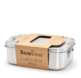 BAMBAW boîte à lunch 1400ml couverc acier inoxydab